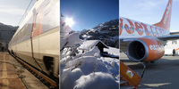 Plane v train - Which is really quicker to the slopes?
