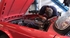 Mechanic working on a car