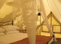 Tent interior