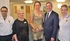Senior Physiotherapist Arjun Viswanath, Executive Director Kirsty Baker, Sarah Storey, Dr Nick Webborn, and Physiotherapy managerKelly Ratcliff