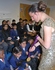 Sarah Storey showing her 2012 Paralympic Gold Medal