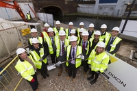 Building begins at landmark residential development in Camden