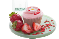 Bloom Gin & Tonic Strawberry Cupcake for Valentine’s Day