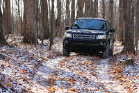 Land Rover made of the Black and White stuff to cope with UK snow