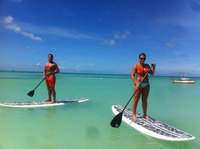 Walking on water in Aruba