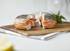 A delicious salmon bagel