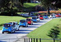 Peugeot electric car rally