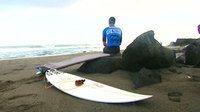 Surfing in the Azores