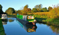 Canal boating festivities on the Grand Union Canal