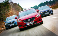 Mazda takes low-emission SKYACTIV cars to fleet show