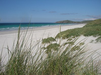 One of Barra's many stunning beaches