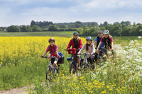 Family cycling