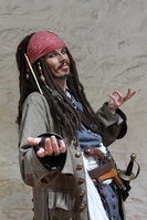 Captain Jack washes up at Wookey Hole Caves