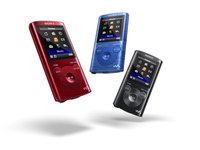 Listen for longer with new E Series Walkman video MP3 players