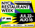 NYC Restaurant Week