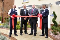 Welsh Housing Minister officially opens new homes development in Neath
