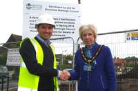 First bricks mark new housing development