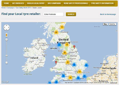 Pinpoint free tyre safety checks with new dealer locator ...