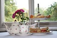Enjoy a vintage afternoon tea at Chiddingstone Castle