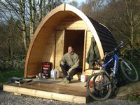 Camping pod at Park Cliffe, Windermere Camping pod at Park Cliffe, Windermere