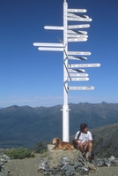 Keno Summit signpost