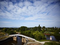 Take in the river view from a stunning apartment at Diglis Water