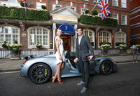 Maria Sharapova arrives at pre-Wimbledon party in new Porsche 918 Spyder