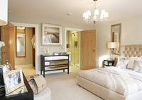 Bedroom interior at Claremont