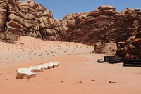 Shooting-stars in Wadi Rum