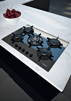 Candy unveils stylish gas on glass hobs