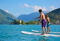 Paddle boarding