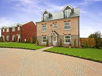 Typical street scene at a Taylor Wimpey development