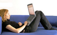 Woman on laptop