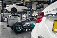 Mercedes-Benz dealer oversees oil change on used car