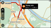 TomTom to use real-time weather information to calculate faster routes