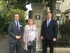 Mike Rocker, Judy Holdstock and Professor Mark Whiteley
