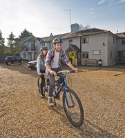 Romance on a tandem!