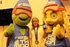 Jenny Jones with Mascots
