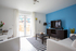 Living room and dining area in the Stirling Bridge showhome