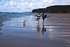 Family on beach