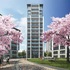 The landmark Hyperion Tower at Kew Bridge West