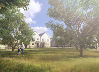 A CGI of Elmsbrook in Oxfordshire