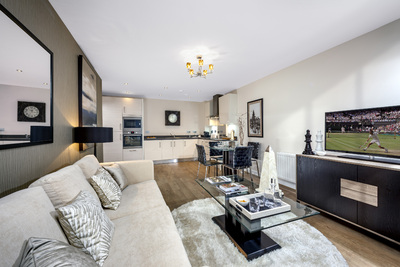 Easier An Example Of The Open Plan Layouts In New Redrow Apartments