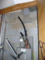 Commercial office – Mains cable removed from the dry riser