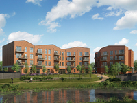 A CGI of the apartments at Trinity Quarter