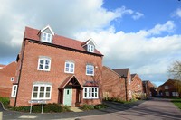 A typical Bellway Northern Home Counties street scene