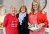 Val, left, and Louise with Redrow Yorkshire sales director Patsy Aicken
