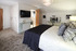 Dual master bedrooms in Elan homes at The Larches, Wilmslow