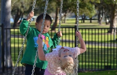 children playing