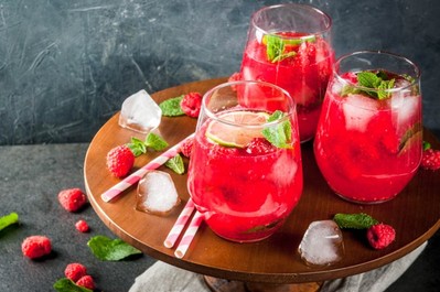 raspberry mojito